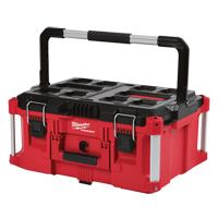 Packout Large Tool box, 22" x 16" x 11", Black/Red Groupe Belzile Dickner