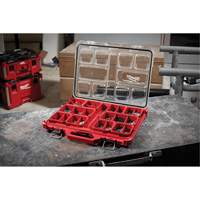 Packout Low-Profile Organizer, 19-3/4" x 16-2/5" x 2-1/2", Black/Red Groupe Belzile Dickner