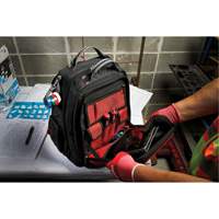 Packout Backpack, 15-3/4" L x 11-4/5" W, Black/Red, Ballistic Groupe Belzile Dickner