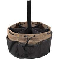 Sac &agrave; outils BUCKETBAG, Polyester, 18 pochettes, Noir Groupe Belzile Dickner