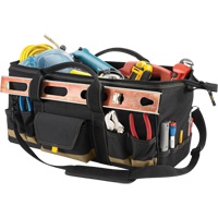 Sac &agrave; outils MEGAMOUTH, Polyester, 32 pochettes, Noir Groupe Belzile Dickner