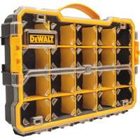 Organisateur avec compartiments PRO, 11" la x 17-5/8" p x 2-7/8" h, Noir/Jaune Groupe Belzile Dickner