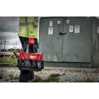 Utility Oval Bag, Ballistic Nylon, 24 Pockets, Black/Red Groupe Belzile Dickner