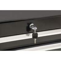 Chariot &agrave; outils industriel, 7 tiroirs, 27" la x 18-3/4" p x 39" h, Noir Groupe Belzile Dickner