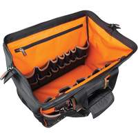 Sac &agrave; outils avec grande ouverture Tradesman Pro, Nylon balistique, 42 pochettes, Noir Groupe Belzile Dickner