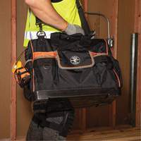 Sac &agrave; outils avec grande ouverture Tradesman Pro, Nylon balistique, 42 pochettes, Noir Groupe Belzile Dickner