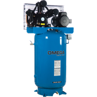Industrial Series Air Compressors - Horizontal Compressor - Two Stages, 66.6 Gal. (80 US Gal) Groupe Belzile Dickner