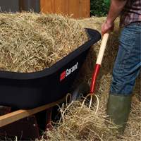 Wheelbarrow, 8 cu. Ft., Polyethylene Tray Groupe Belzile Dickner