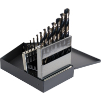 Drill Sets, 15 Pieces, High Speed Steel Groupe Belzile Dickner