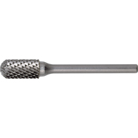 Solid Carbide Burrs - Cylinder Shape with Ball Nose, SC-42, 1/8" Dia., 9/16" Depth of Cut Groupe Belzile Dickner