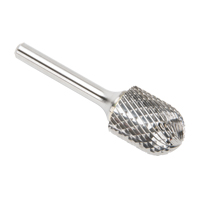Solid Carbide Burrs - Cylinder Shape with Ball Nose, SC-7, 3/4" Dia., 25.4 mm Depth of Cut Groupe Belzile Dickner