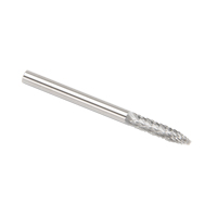 Solid Carbide Burrs - Tree Shape Pointed End, SG-44, 3 mm Dia., 1/8" Shank Groupe Belzile Dickner