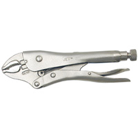 Super Heavy-Duty Locking Pliers with Cutter, 5" Length, Curved Jaw Groupe Belzile Dickner