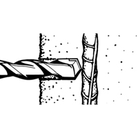 Coupe-barres d'armature rotatifs, 3/8", Tige SDS-Plus, Carbure Groupe Belzile Dickner