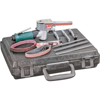 Mini-Dynafile&reg; II Abrasive Belt Machines, 1/8" - 1/2", 1/4" NPTF Groupe Belzile Dickner