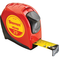 Ruban &agrave; mesurer pour ing&eacute;nieur, 1" x 25', Marques de goujon 1/16" Groupe Belzile Dickner