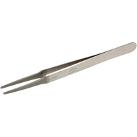 Tweezers - Flat Round Tips, Straight - 4.75" (120 mm) Groupe Belzile Dickner