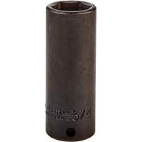 Douille, Chocs, 3/4", Prise 3/8", 6 pans, Profond Groupe Belzile Dickner