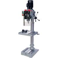 Gearhead Drilling Machine, 1/2" Chuck, 6 Speed(s), 19-1/2" W x 21-3/4" L, #3 Morse Groupe Belzile Dickner