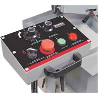 Scies &agrave; ruban &agrave; pivot &agrave; vitesse variable pour le m&eacute;tal, Horizontal, Capacit&eacute; de coupe Rond 10" et rectangulaire 10" x 18" Groupe Belzile Dickner