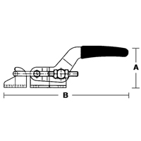 Latch Clamps - 300 Series, 360 lbs. Clamping Force Groupe Belzile Dickner