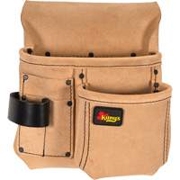 Half Carpenter Apron, Multiple Tool Holder, Leather, 4 Pockets Groupe Belzile Dickner