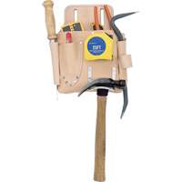 Drywall Tool Pouch, Tool Holder, Leather, 7 Pockets Groupe Belzile Dickner
