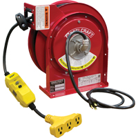 Cord Reels, 45', SJEOOW, 12 Gauge, 15 A Groupe Belzile Dickner