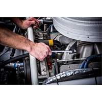 Jeu de cl&eacute;s longues &agrave; coupe &agrave; 12 pans avec pochette &agrave; outils roulable, Combinaison, 15 morceaux, Imp&eacute;rial Groupe Belzile Dickner