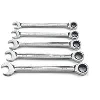 72-Tooth 12 Point Ratcheting SAE Wrench Set, Combination, 5 Pieces, Imperial Groupe Belzile Dickner