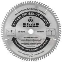 Industrial Saw Blade - Crosscut Thin Kerf, 8", 80 Teeth, Wood Use Groupe Belzile Dickner
