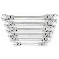 Wrench Set, Flare Nut/Flex Head, 6 Pieces, Metric Groupe Belzile Dickner