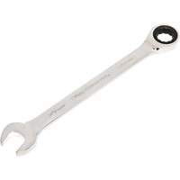72-Tooth Ratcheting Combination Wrench, 12 Point, 30 mm, Chrome/Polished Finish Groupe Belzile Dickner