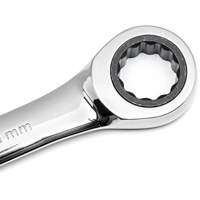 72-Tooth Ratcheting Combination Wrench, 12 Point, 30 mm, Chrome/Polished Finish Groupe Belzile Dickner