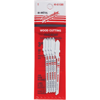 Jigsaw Blade, Bi-Metal, T-Shank, 3" L, 20 TPI Groupe Belzile Dickner