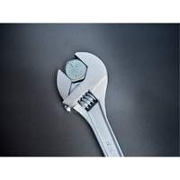 Adjustable Tapered Handle Wrench - Carded, 15" L, 1-11/16"/43 mm Max Width, Chrome/Polished Groupe Belzile Dickner