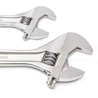 Wrench Set, Adjustable, 2 Pieces, Imperial and Metric Groupe Belzile Dickner