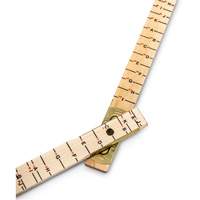 R&egrave;gle de maçon surdimensionn&eacute; Red End, 6' lo, Bois, Graduations de 1/16" Groupe Belzile Dickner