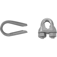Wire Rope Clips with Thimble Set Groupe Belzile Dickner