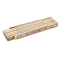 R&egrave;gle Red End avec deux rallonges de r&egrave;gle &agrave; glissi&egrave;re de 6", 6' lo, Bois, Graduations de 1/16" Groupe Belzile Dickner