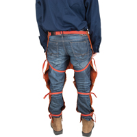 Tablier fendu aux jambes et jambi&egrave;res en cuir, 40" lo, Lava Brown Groupe Belzile Dickner