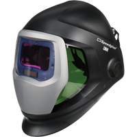 Speedglas™ 9100 Welding Helmet with 9100X Auto-Darkening Filter, 4.2" L x 2.1" W View Area, 5/8 - 13 Shade Range, Black TTV423 | Dickner Inc