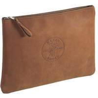 Contractor's Leather Portfolio Zipper Bag, Tool Holder, Leather, 1 Pockets Groupe Belzile Dickner