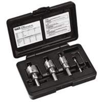 Carbide Hole Cutter Set with Heavy-Duty Carry Case, 4 Pieces Groupe Belzile Dickner