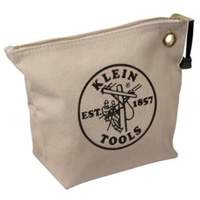 Zipper Tool Pouch, Canvas, 1 Pockets, Natural Groupe Belzile Dickner