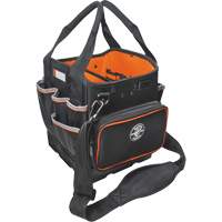 Tradesman Pro Tool Tote, Ballistic Nylon, 40 Pockets, Black/Orange Groupe Belzile Dickner
