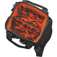 Tradesman Pro Tool Tote, Ballistic Nylon, 40 Pockets, Black/Orange Groupe Belzile Dickner