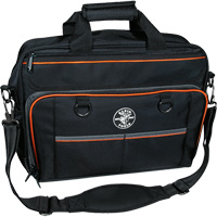 Tradesman Pro Tech Bag with Laptop Pocket, Polyester, 22 Pockets, Black/Orange Groupe Belzile Dickner