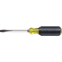 Heavy-Duty Slot Keystone Screwdriver, 1/4", 8-11/32" L, Cushion Grip Handle Groupe Belzile Dickner