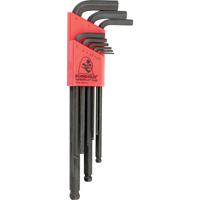 Balldrive L-Style Hex Key Set, 9 Pcs., Metric Groupe Belzile Dickner